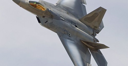 The US Air Force wants platforms such as F-22 (pictured) and the F-35 to communicate without losing their survivability in contested environments.