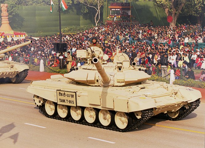 India's state-owned OFB has been awarded a contract to licence-build an additional 464 T-90S MBTs (similar to this one) for the IA, (Indian MoD)