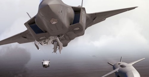 Computer-generated imagery showing an F-35 releasing JSMs. Kongsberg announced on 12 November that it had been awarded a follow-on contract to provide an undisclosed number of these missiles for Japan's F-35 fighters.