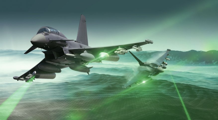 Along with the Boeing EA-18G Growler, the Eurofighter ECR (concept pictured) could form the escort jammer component of the Luftwaffe's airborne electronic attack commitment to NATO. (Airbus)