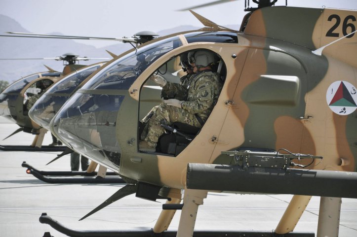 MDHI has delivered 60 MD 530F helicopters to Afghanistan since 2011, of which 55 are understood to be in service with the Afghan Air Force. (438th Air Expeditionary Wing)