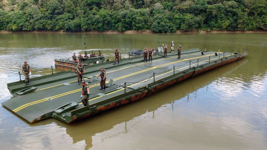 The Brazilian Army received the first IRB system in 2019 and a second is to follow in 2020. (Brazilian Army)