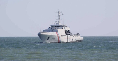 Gabriela Silang during its preliminary sea trials in October 2019.