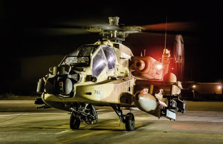 An IDF AH-64D Apache combat helicopter with Spike NLOS mounted on a generic Spike launcher on the outer wing stub (pictured right). The US Army Requirements Oversight Council (AROC) has approved the acquisition of an undisclosed number of Spike NLOS missiles to equip the service’s AH-64E Apache Guardian attack helicopters. (Israel Defense Force)