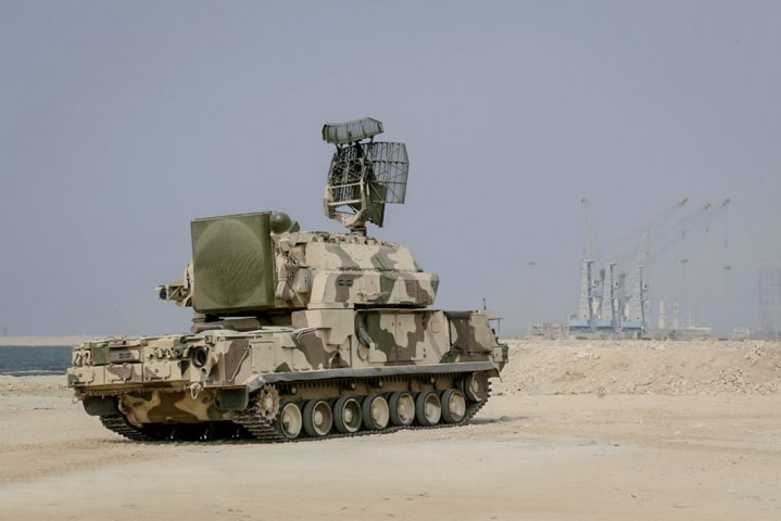 An Iranian Tor-M1E is seen near Asaluyeh in October 2019. Satellite imagery indicates this system is operating independently rather than as part of a battery. (defapress.ir)