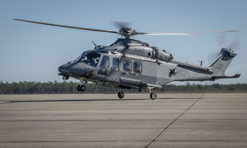 The USAF will begin replacing its ageing UH-1N ‘Huey’ helicopters with the Boeing MH-139A Grey Wolf (pictured) later this year. (US Air Force)