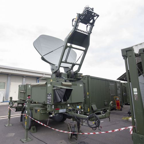 The first Mobile General Ground Station will be used for familiarisation and training. (NATO)