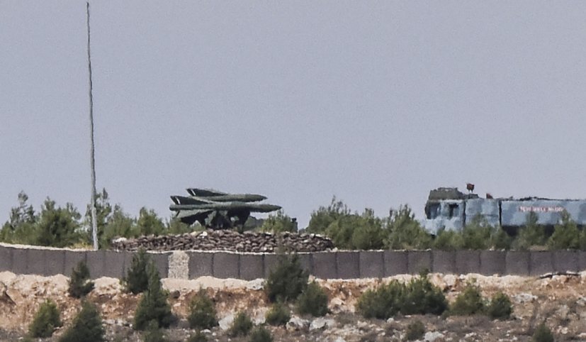 A MIM-23 HAWK launcher is seen deployed in Turkey’s Gaziantep region in September 2016. (Bulent Kilic/AFP via Getty Images)