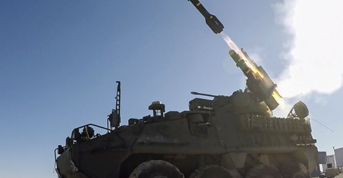 The US Army recently test fired an Interim Maneuver Short-Range Air Defense (IM-SHORAD) system prototype at White Sands Missile Range in New Mexico. Testing on another prototype at Aberdeen Proving Ground in Maryland has been delayed due to Covid-19.