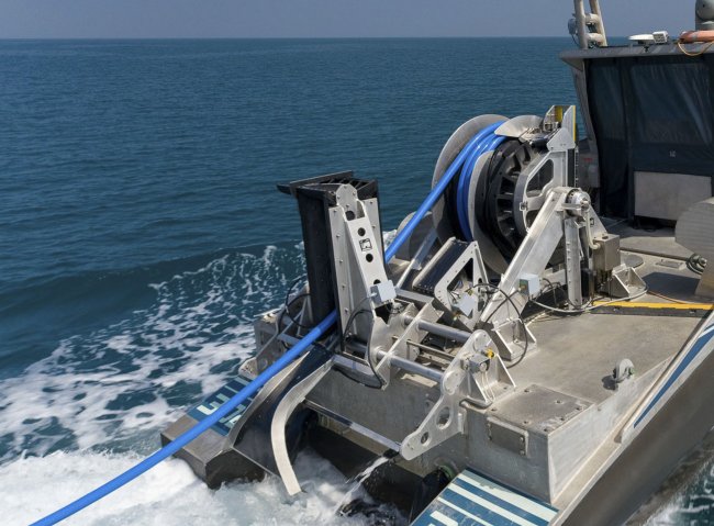 The TRAPS-USV reduces overall system weight to approximately 40% of the baseline TRAPS sonar to enable integration on USVs and small craft down to 12 m in length (Elbit Systems)