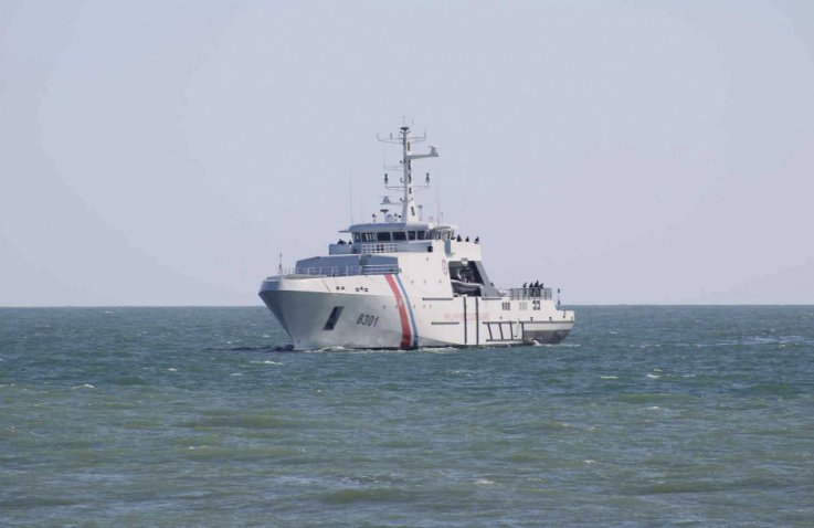 
        BRP
        Gabriela Silang
        , seen here during its preliminary sea trials in October 2019.
       (OCEA)