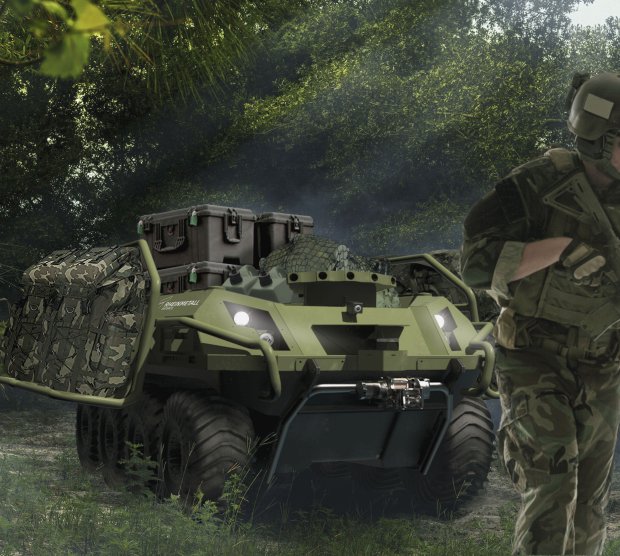 The United Kingdom has ordered four Rheinmetall Mission Master-Cargo UGVs. (Rheinmetall Canada)