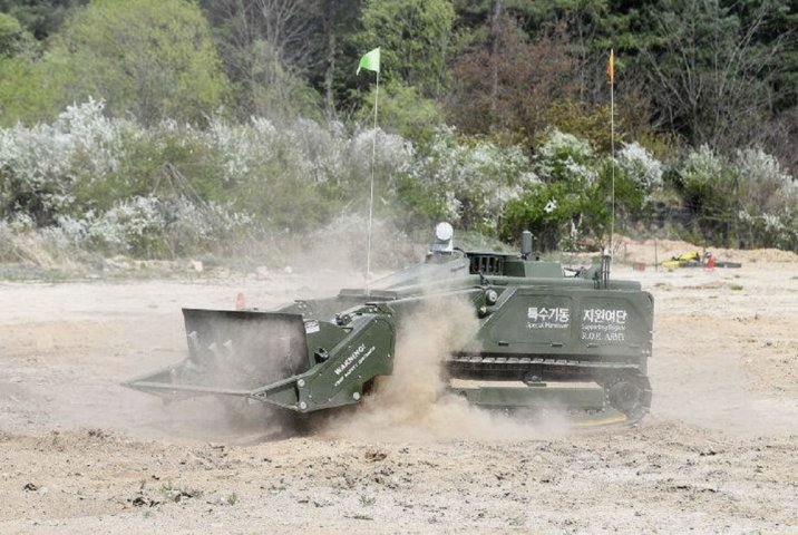  South Korea has acquired the DOK ING MV-4 mineclearing UGV. 