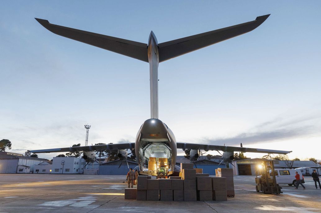 The A400M has been instrumental in the EATC’s ongoing response to the coronavirus pandemic, ferrying emergency medical equipment and personnel, and providing aero medical evacuation services for the seven command nations of Belgium, France, Germany, Italy, Luxembourg, the Netherlands, and Spain.