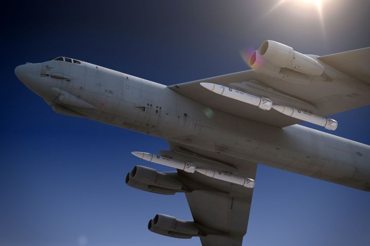 The US Air Force in collaboration with Lockheed Martin, conducted the first captive carriage flight test of the AGM-183A Air-Launched Rapid Response Weapon (ARRW) air-to-surface hypersonic weapon on a B-52 Stratofortress strategic bomber out of Edwards Air Force Base, California on 12 June 2019.