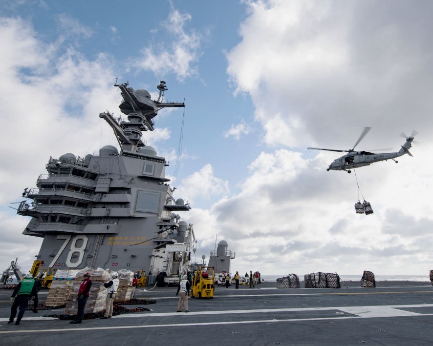 
        USS 
        Gerald R. Ford
         (CVN 78) is undergoing Post Delivery Test and Trials (PDT&T). 
      