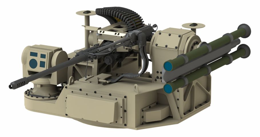 Moog is proposing a lighter RIwP turret for the USMC’s MADIS Increment 1 effort. (Moog)