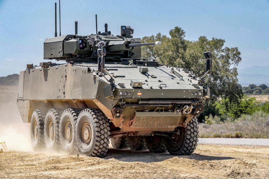 Spain’s new 8×8 IFV is due to begin firing trials in July. (Spanish MoD)