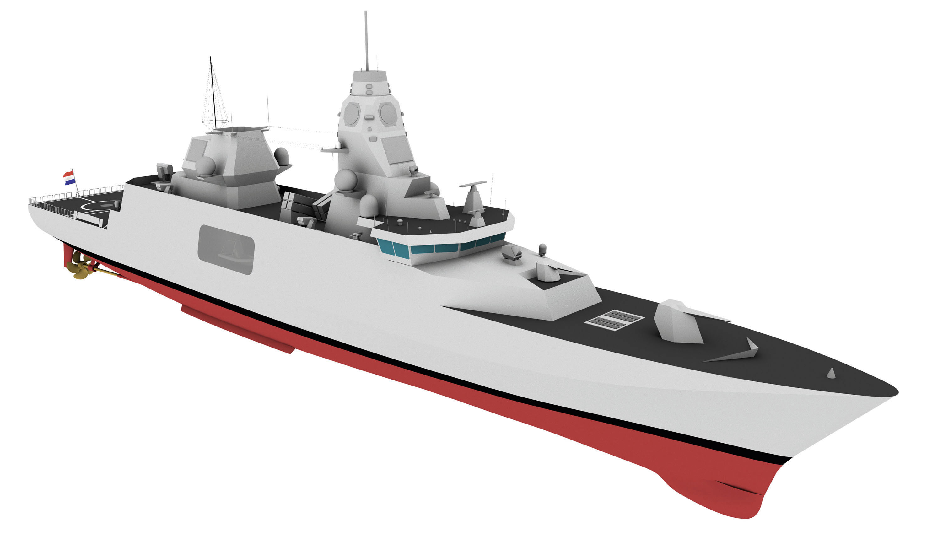 Artist’s impression of Dutch-Belgian M-frigate replacement. (Dutch MoD)