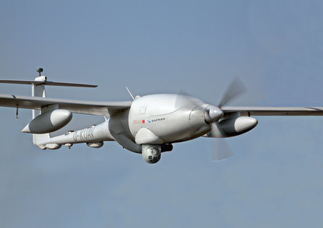 The DGA awarded Safran Electronics & Defense a risk-reduction contract in late 2019 to integrate Thales Acüleüs 68 mm induction rockets into its Patroller UAV.  (Safran)