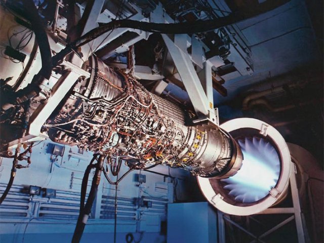 The General Electric F110-GE-129 engine will power the F-15EX at least through to the end of Lot 1 production in November 2022, after which time the USAF may or may not open up the requirement to other powerplant providers. (General Electric)