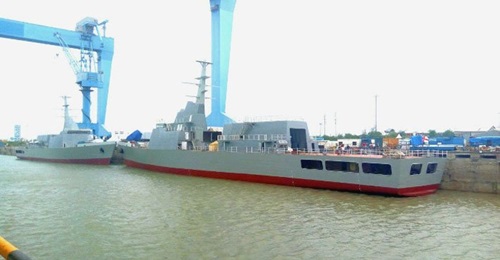 Russia's United Shipbuilding Corporation (USC) has reportedly submitted a bid to acquire India's Reliance Naval and Engineering, the constructor of the Indian Navy's Project 21 offshore patrol vessels (pictured).