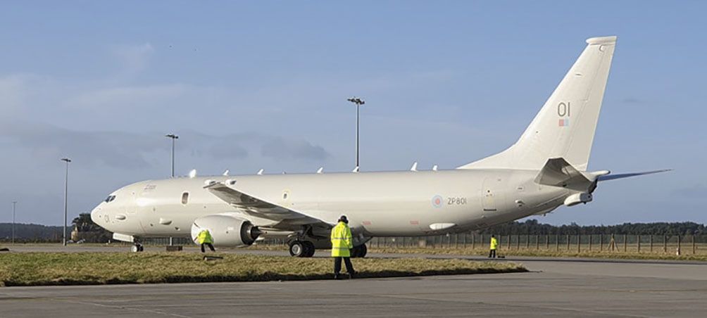 The IPA reported a GBP124 million cost increase on the P-8A Poseidon maritime patrol aircraft because of the fall in the value of the UK pound versus the US dollar. (Crown copyright)