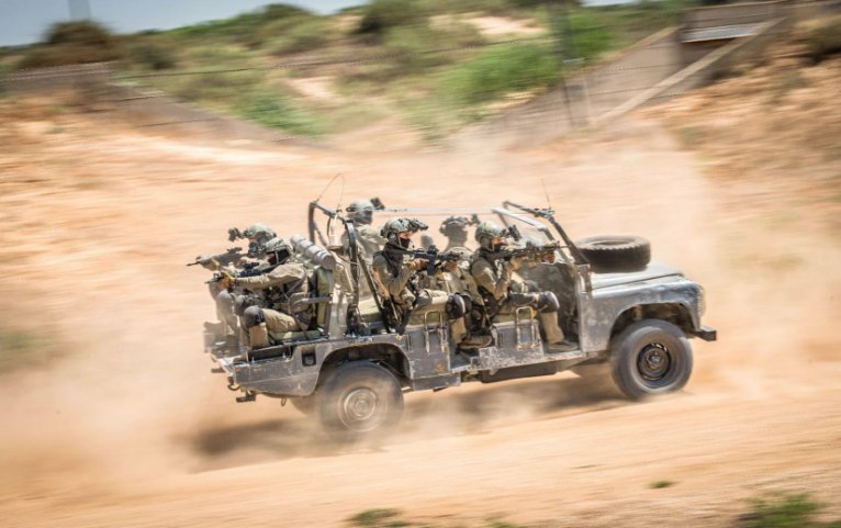 IAF commandos are seen in a photograph released with the announcement that the 7th Wing has been established. (Israel Defense Forces)