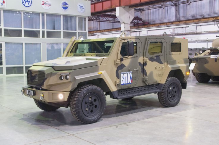 Strela 4×4 multipurpose air-transportable armoured vehicle. (Nikolai Novichkov)