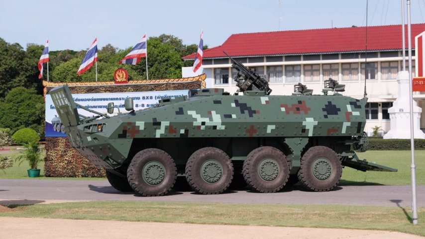 The RTA was handed over a new prototype of the locally developed Black Widow Spider wheeled AFV on 9 July.  (DTI)