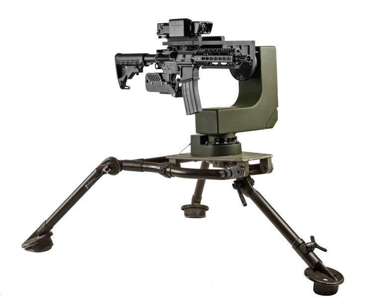 The Smash Hopper on its deployable tripod. (Smart Shooter)