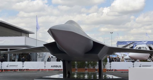 A full-scale mock-up of the New Generation Fighter concept was showcased by Dassault on the opening day of the Paris Air Show 2019.