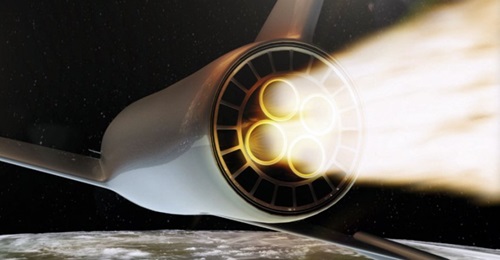 An artist's impression of the SABRE hypersonic powerplant being developed by Reaction Engines, which has announced a partnership with Rolls-Royce in the domain of high-speed aircraft propulsion. The RAF is exploring the possible application of such tec...