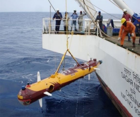 The AUV-150 is an indigenous 150 m-class autonomous underwater vehicle developed by India’s Central Mechanical Engineering Research Institute. (CMERI)