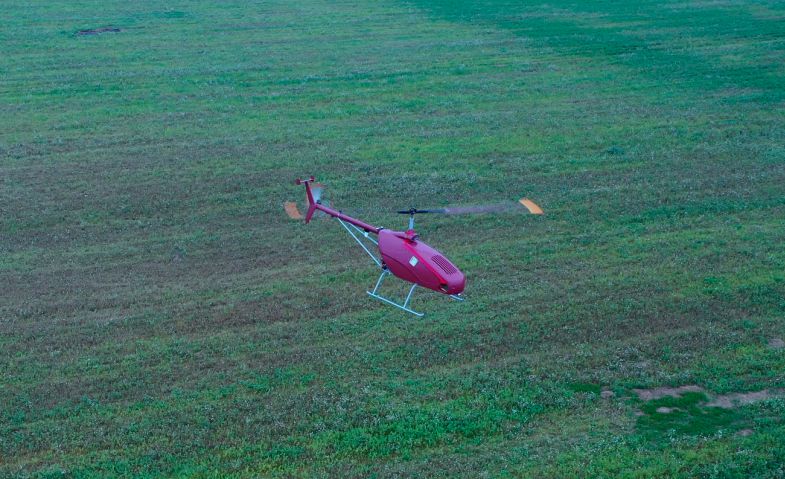 The UVH-500 is an unmanned helicopter based on the CH7 Kompress piloted rotary-wing aircraft. The platform has carried roughly 130 kg of payload during flight tests. (UAVOS)