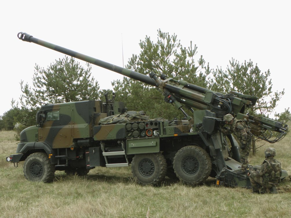 The French Army CAESAR 6×6 was previously deployed to operations in Afghanistan, Lebanon, Mali, and Iraq. (Victor Barreira)