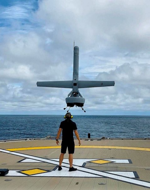 Martin UAV’s V-Bat unmanned VTOL aircraft on its recent counter narcotics mission with US Southern Command. (Martin UAV)