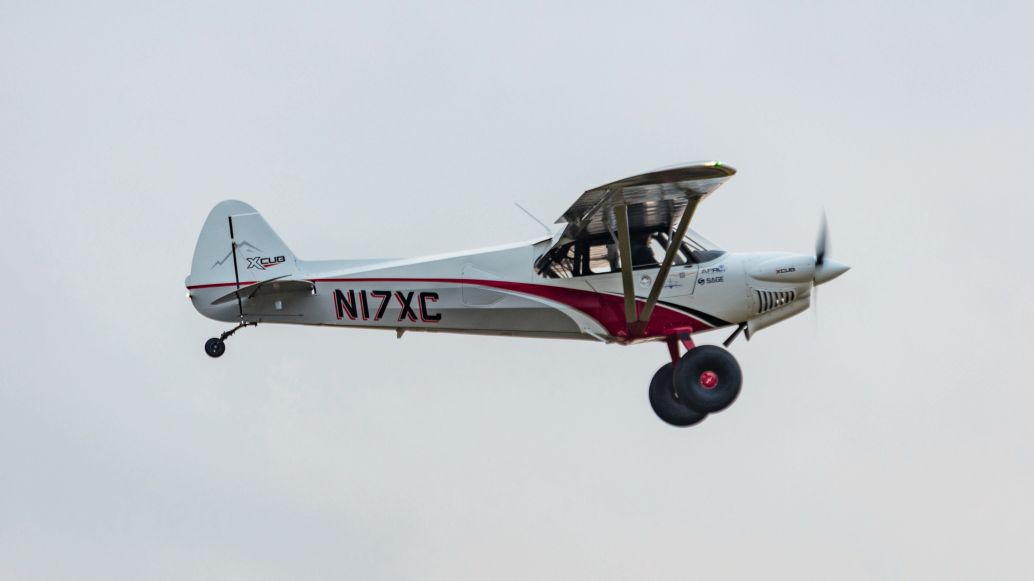 The XCub aircraft was ferried to the AFRL 711th Human Performance Wing’s contracted research flight test organisation facility in December 2020. The aircraft was acquired to support LASH testing. (AFRL)