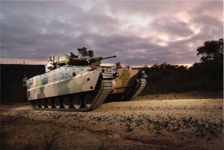 Hanwha Defense Australia and the state government of Victoria have signed an agreement to collaborate on the development of a manufacturing facility that proposes to build the company’s Redback IFV (pictured). (Hanwha Defense Australia)