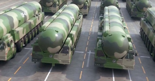 NASIC has changed its designation for China's DF-41 ICBM (seen here during the October 2019 military parade in Beijing) from CSS-X-20 to CSS-20, indicating that it considers development of the weapon has been completed.