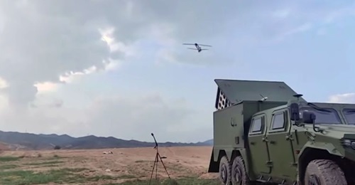 The increased integration of unmanned systems and manned platforms (in this case a modified Dongfeng Mengshi 6×6 CTL181A armoured vehicle) is a target under China's new 14th Five Year Plan.