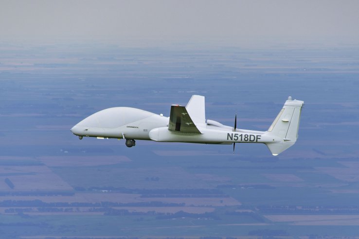 The Firebird is an optionally-piloted unmanned aircraft that can operate several discrete payloads simultaneously, and its ability to carry a pilot overcomes the ’flight through civilian airspace’ problems. (Northrop Grumman)