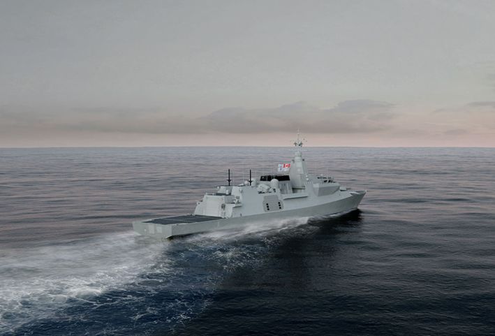 Sea Ceptor will undertake the CIADS role on the Royal Canadian Navy’s new CSC frigates. (Lockheed Martin Canada)