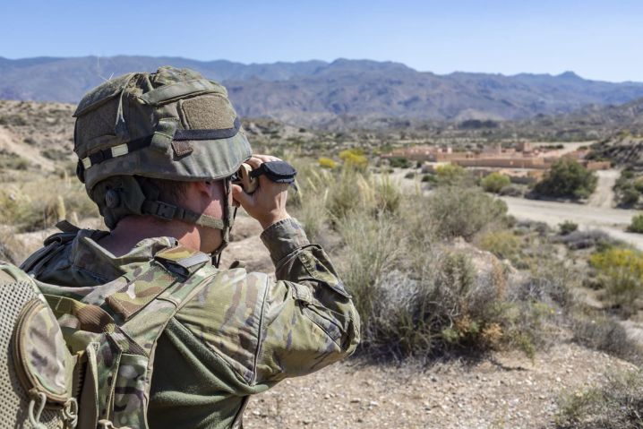 Rafael has developed ‘smart’ binoculars to enable infantry to interface with its Fire Weaver system. (Rafael Advanced Defense Systems)