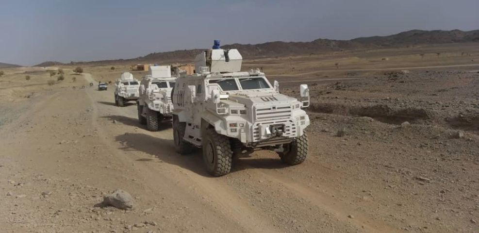 Ejder Yalçins on patrol with UN peacekeepers in Mali. (UN Multidimensional Integrated Stabilization Mission in Mali)